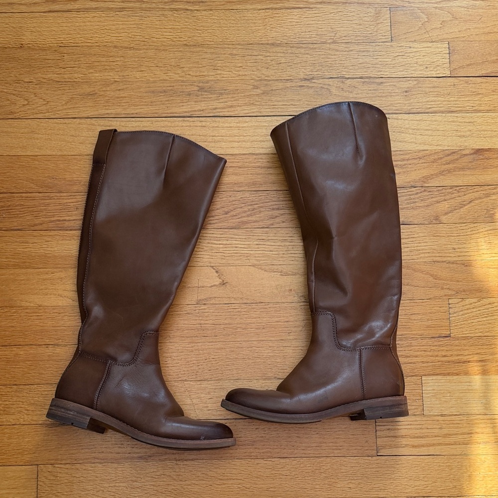 Franco Sarto Brown Over the Knee Boots